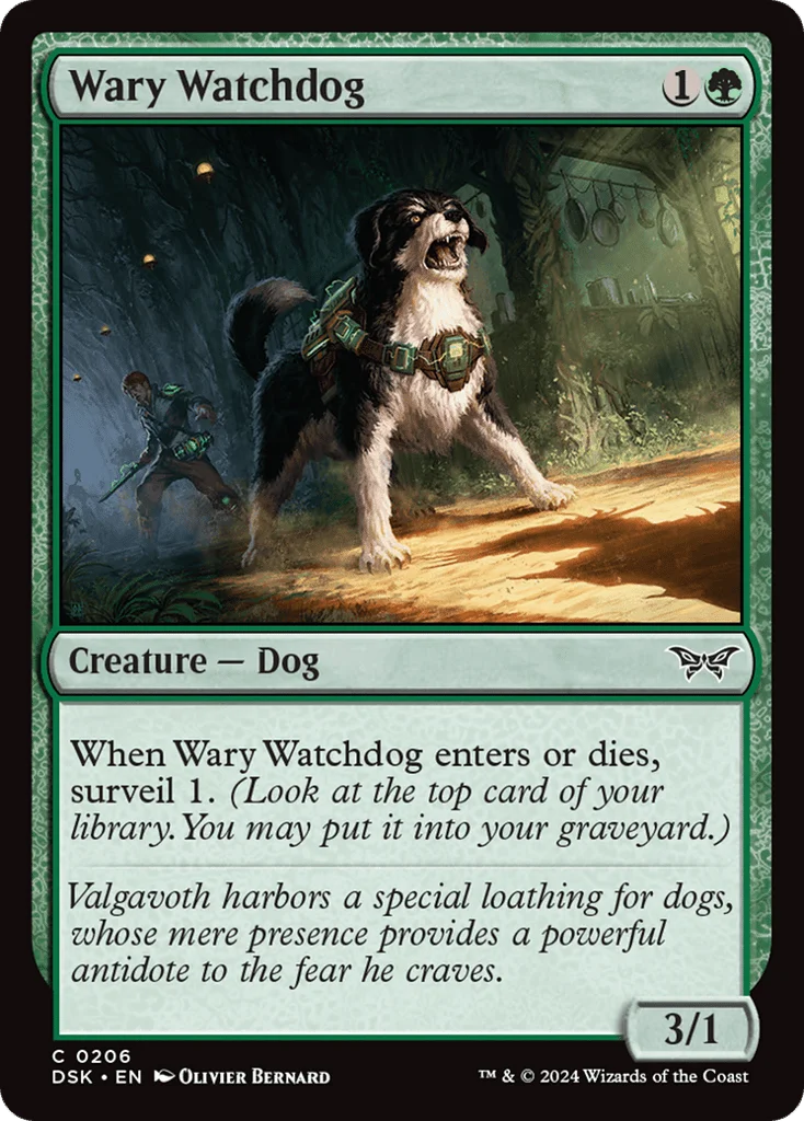 Wary Watchdog · Duskmourn: House of Horror