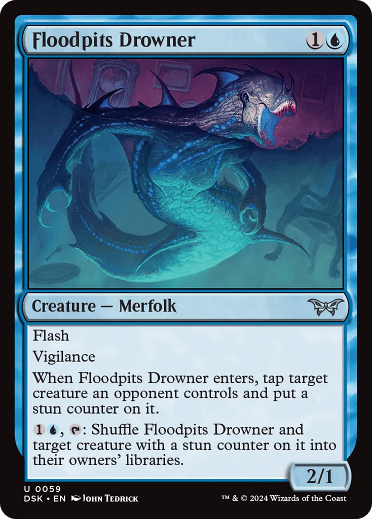 Floodpits Drowner · Duskmourn: House of Horror