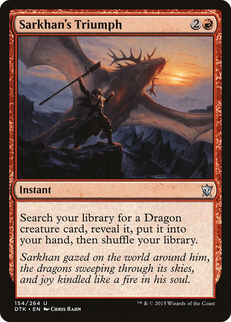Sarkhan's Triumph · Dragons of Tarkir