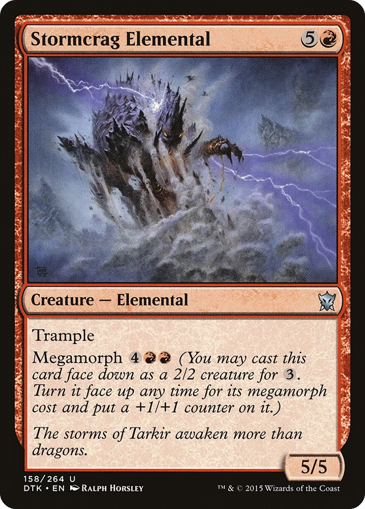 Stormcrag Elemental · Dragons of Tarkir