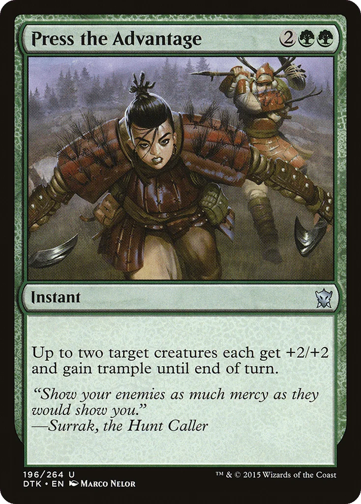 Press the Advantage · Dragons of Tarkir