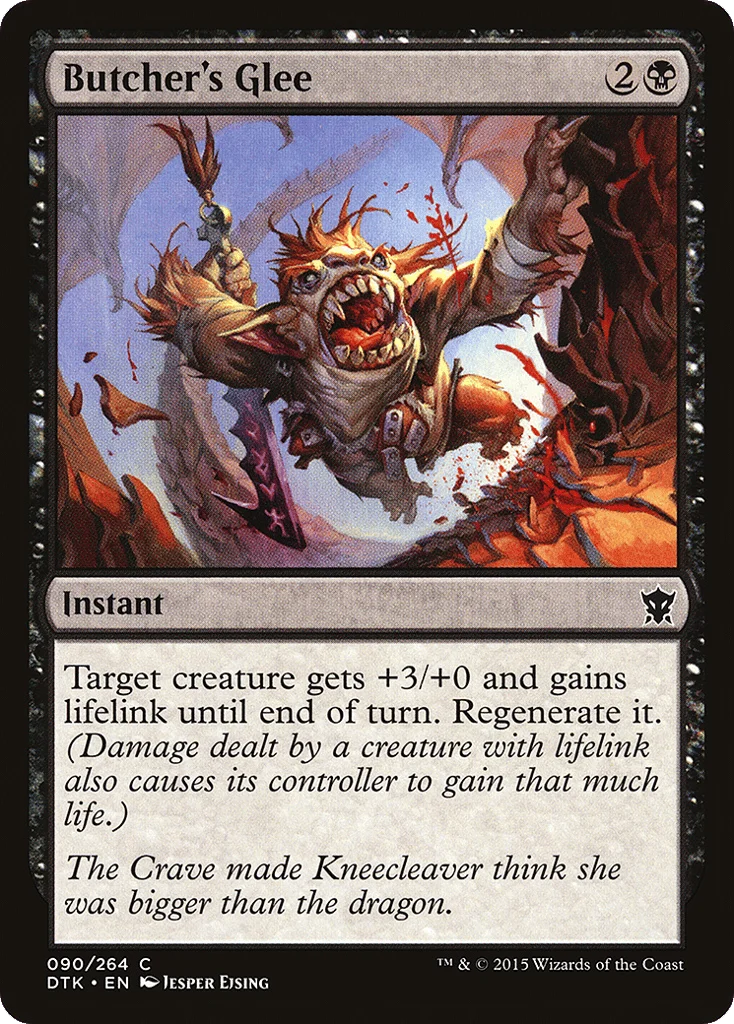 Butcher's Glee · Dragons of Tarkir