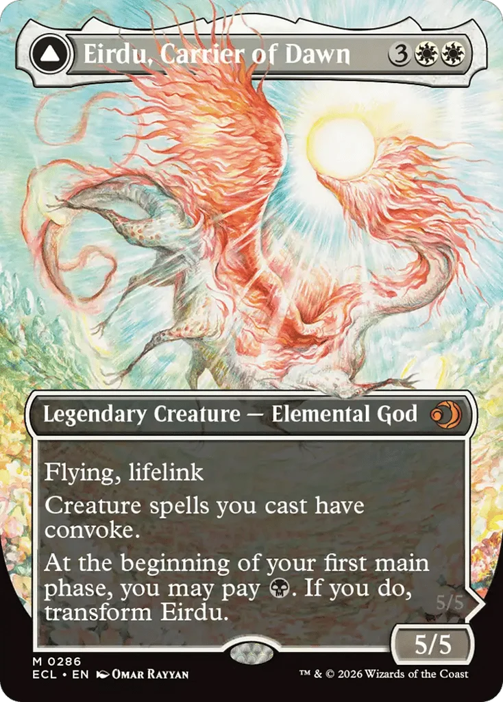 Eirdu, Carrier of Dawn // Isilu, Carrier of Twilight · Lorwyn Eclipsed