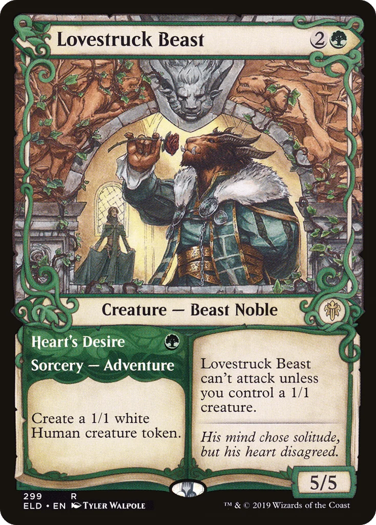 Lovestruck Beast // Heart's Desire · Throne of Eldraine
