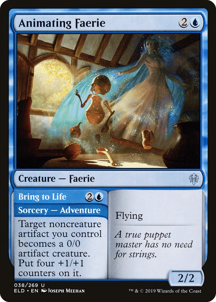 Animating Faerie // Bring to Life · Throne of Eldraine