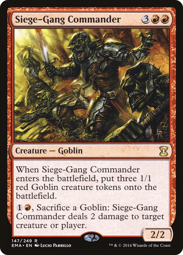 Siege-Gang Commander · Eternal Masters