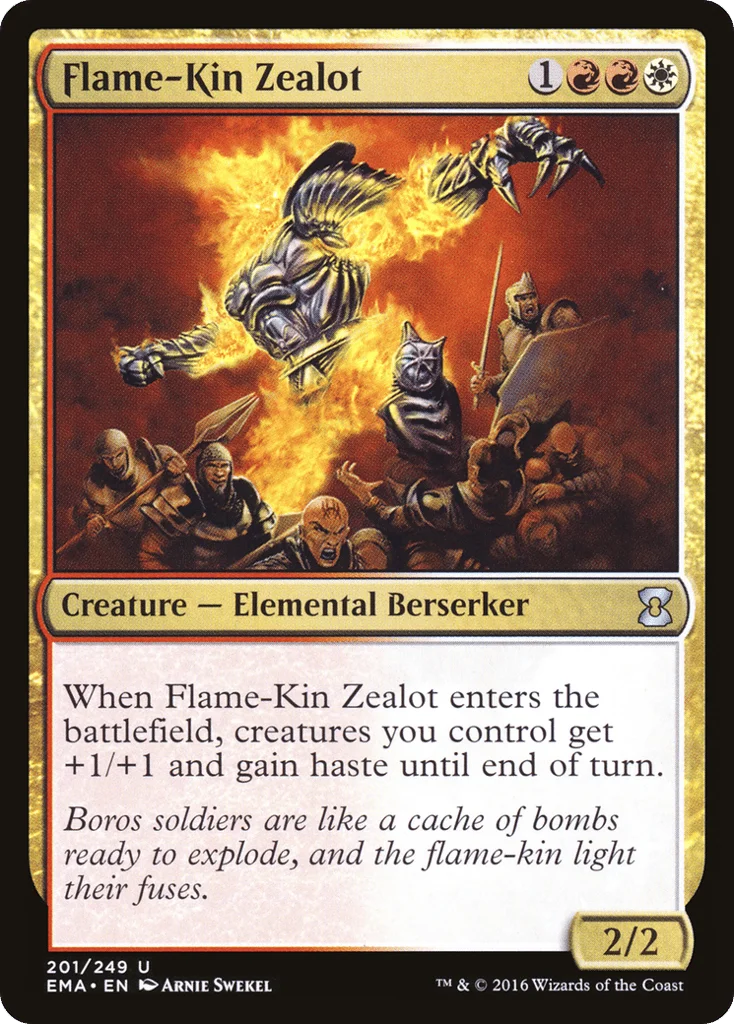 Flame-Kin Zealot · Eternal Masters