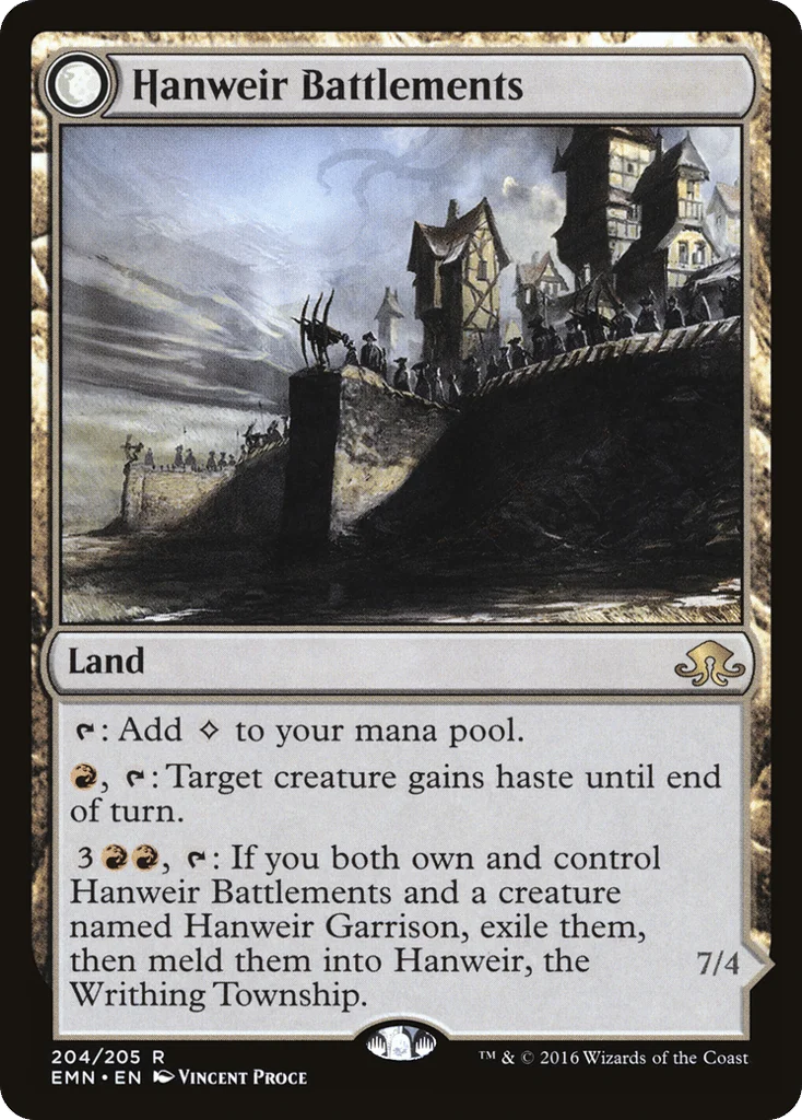 Hanweir Battlements // Hanweir, the Writhing Township · Eldritch Moon