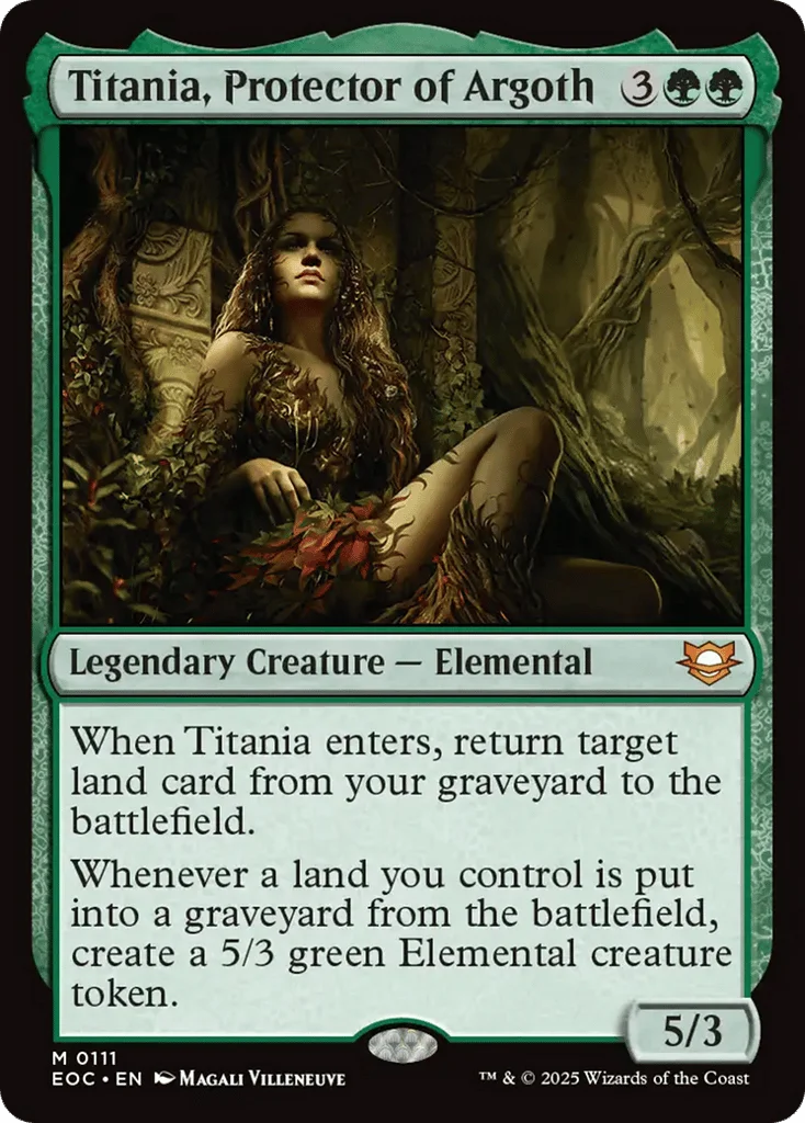 Titania, Protector of Argoth · Edge of Eternities Commander