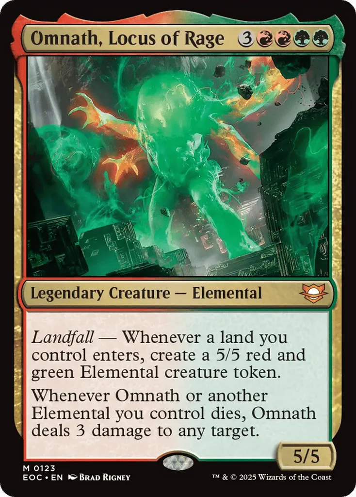 Omnath, Locus of Rage · Edge of Eternities Commander
