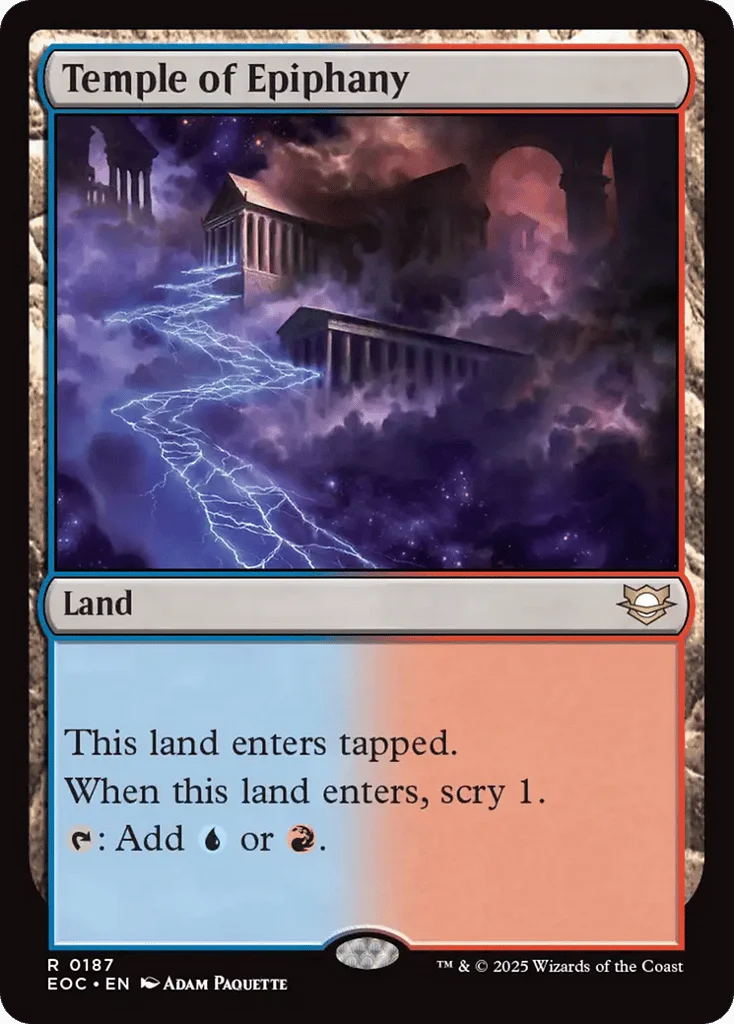 Temple of Epiphany · Edge of Eternities Commander