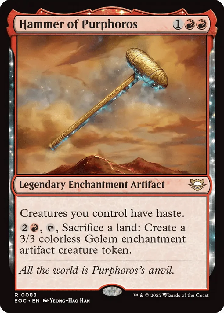 Hammer of Purphoros · Edge of Eternities Commander