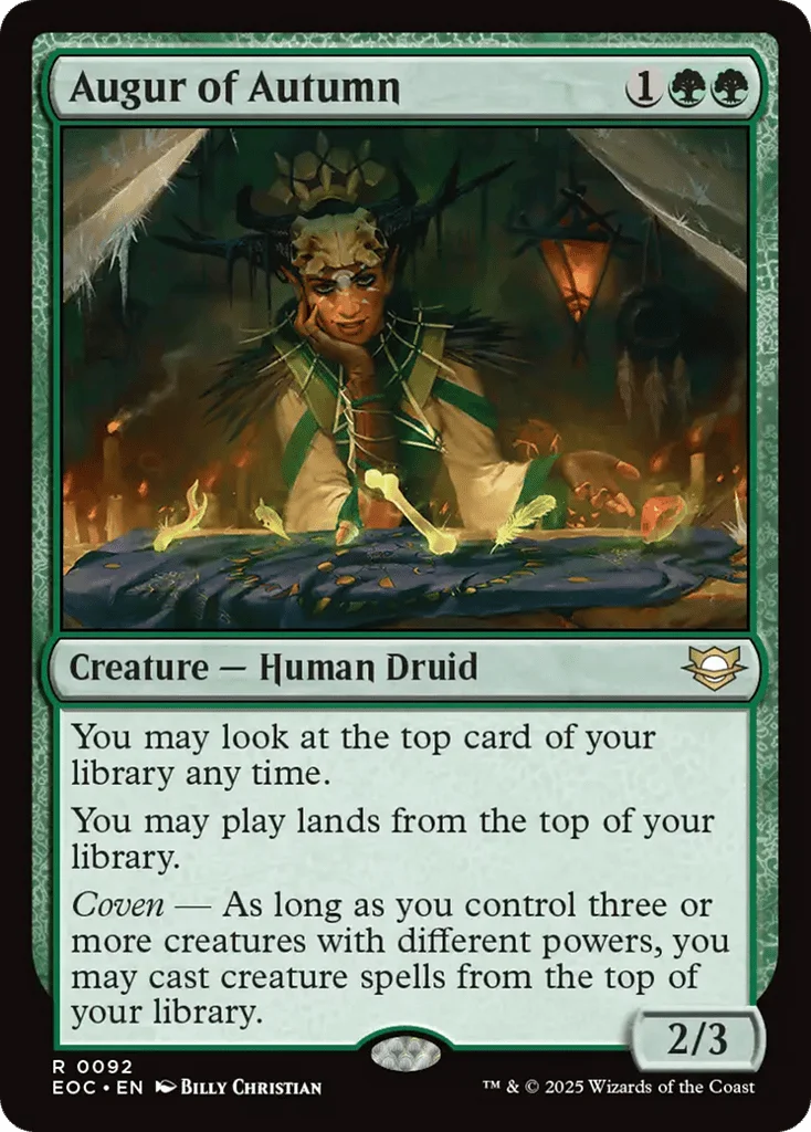 Augur of Autumn · Edge of Eternities Commander