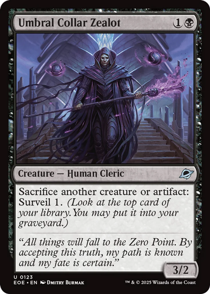 Umbral Collar Zealot · Edge of Eternities