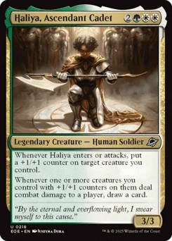 Haliya, Ascendant Cadet