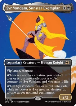 Syr Vondam, Sunstar Exemplar