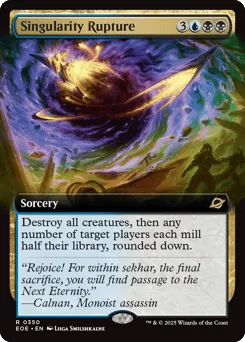 Singularity Rupture