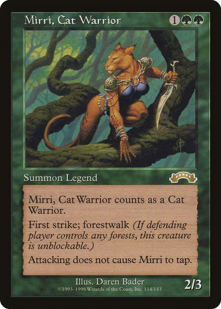 Mirri, Cat Warrior · Exodus