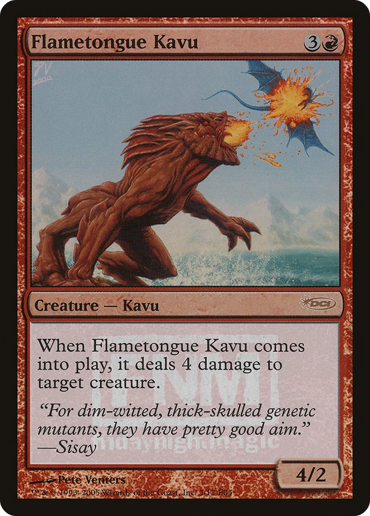 Flametongue Kavu · Friday Night Magic 2005
