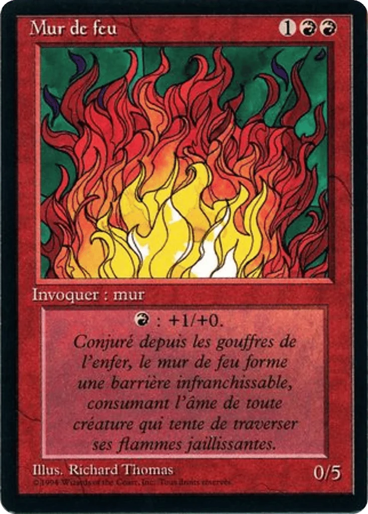 Wall of Fire · Foreign Black Border