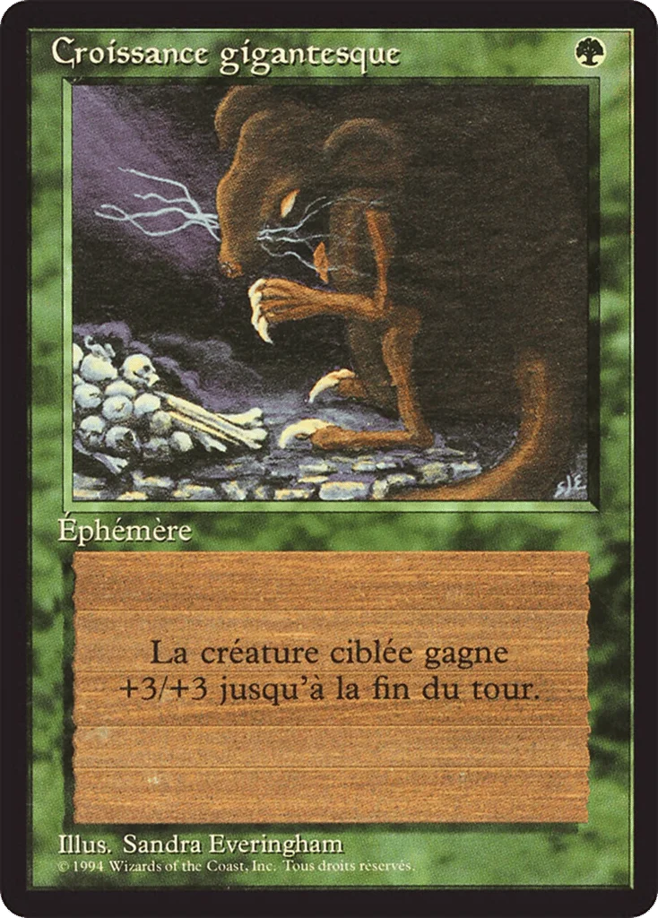 Giant Growth · Foreign Black Border