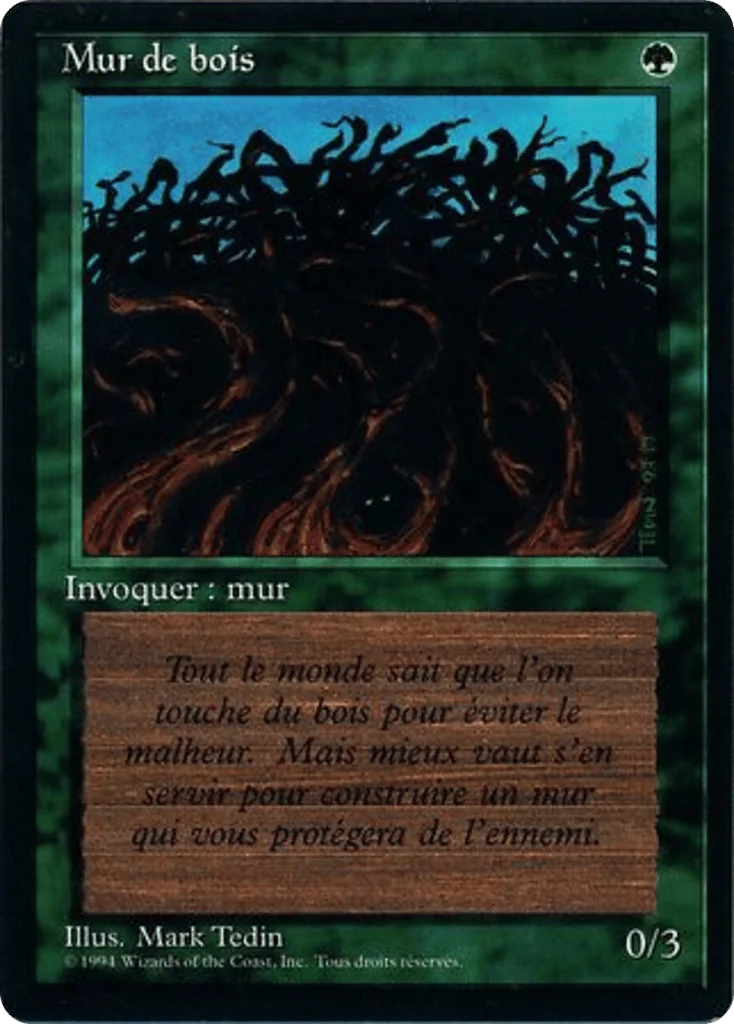 Wall of Wood · Foreign Black Border