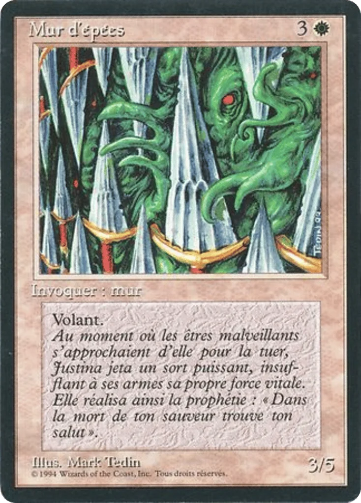 Wall of Swords · Foreign Black Border