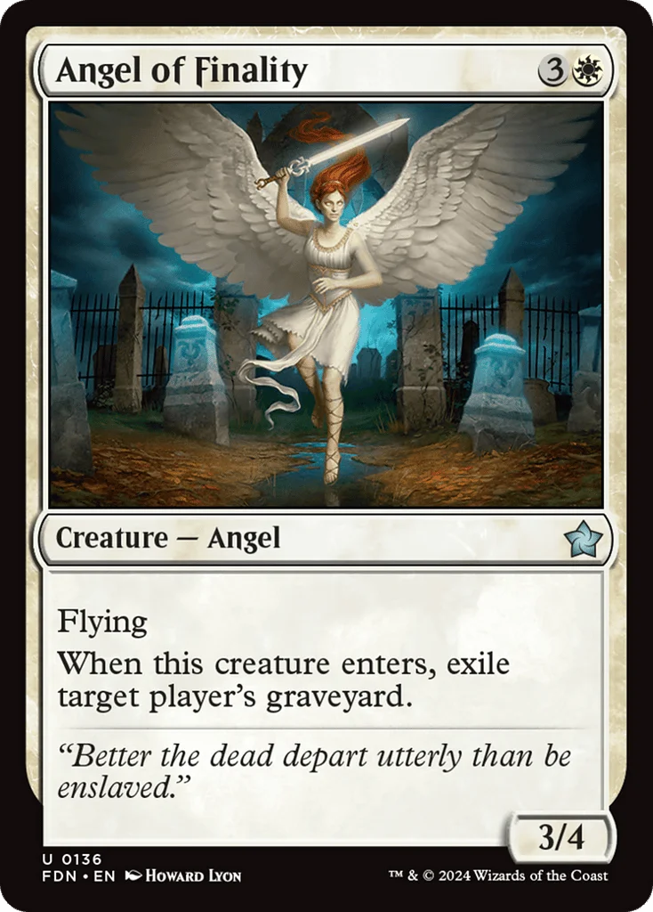 Angel of Finality · Foundations