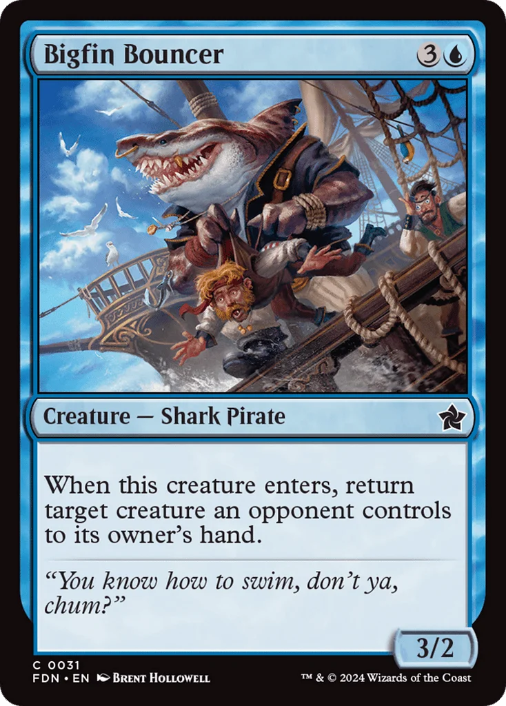 Bigfin Bouncer · Foundations