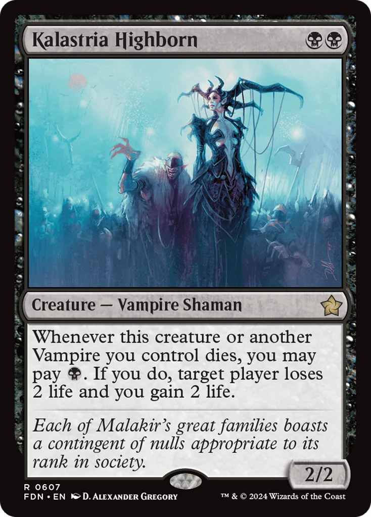 Kalastria Highborn · Foundations