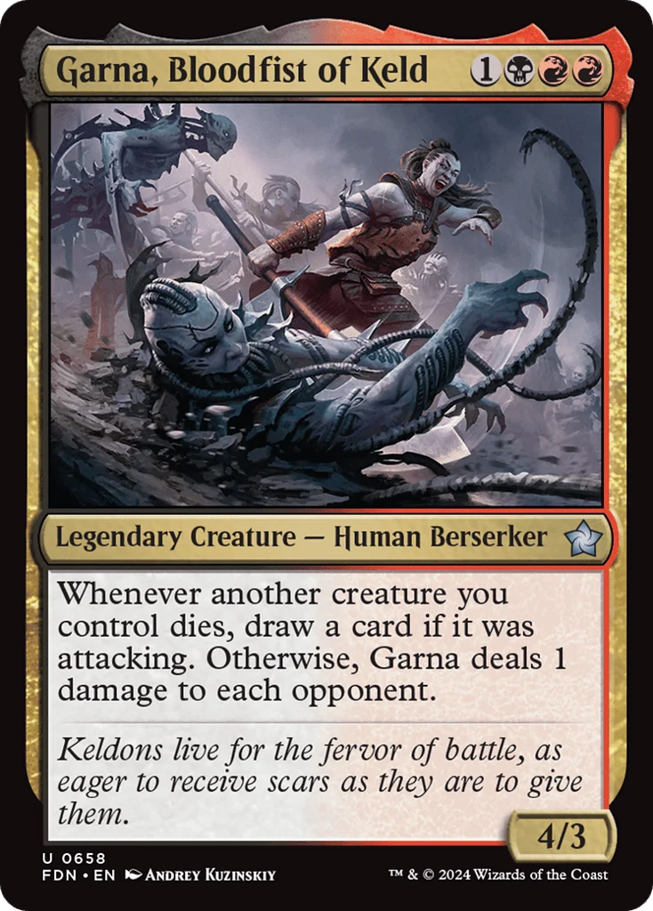 Garna, Bloodfist of Keld · Foundations