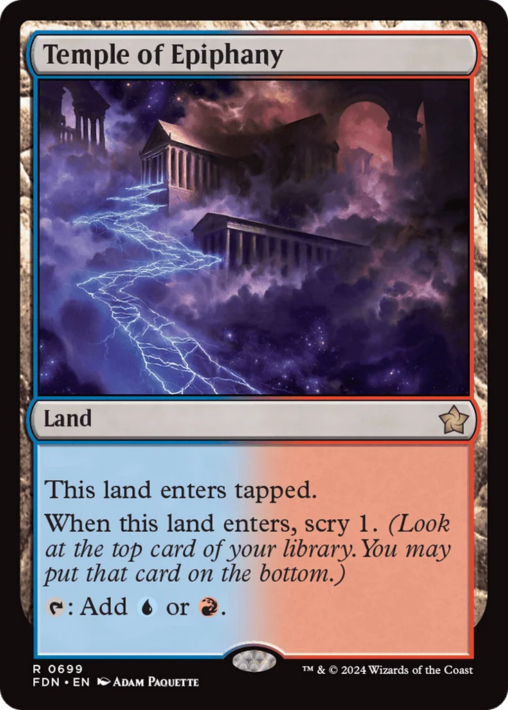 Temple of Epiphany · Foundations