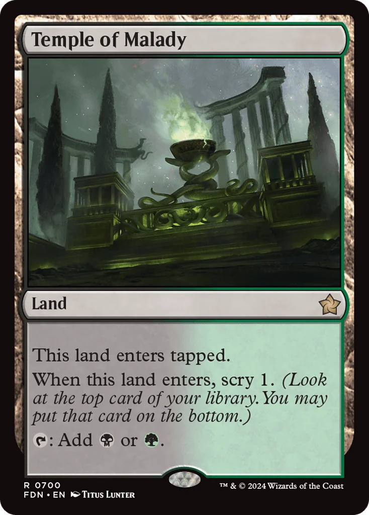 Temple of Malady · Foundations