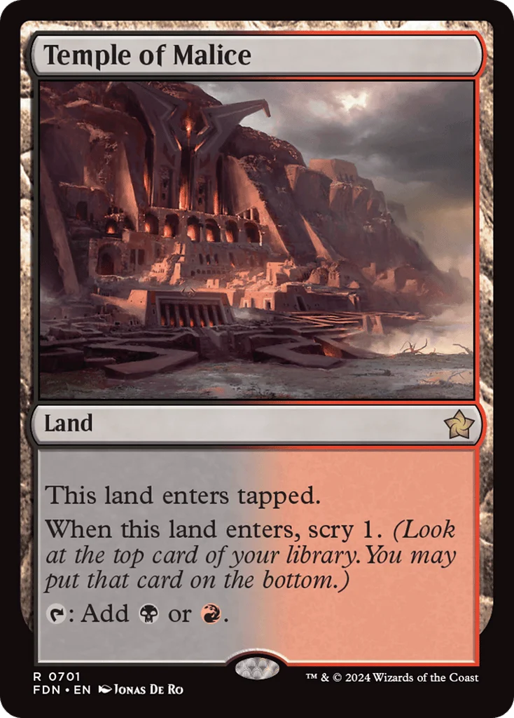 Temple of Malice · Foundations