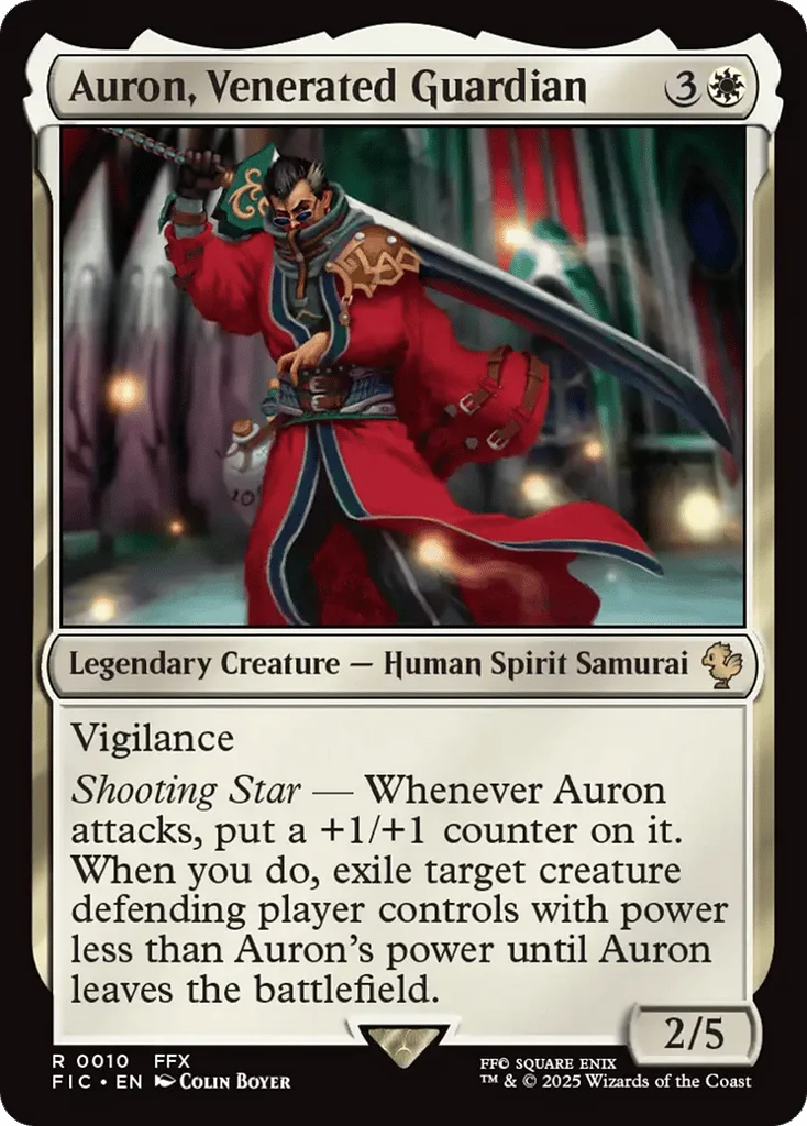 Auron, Venerated Guardian · Final Fantasy Commander