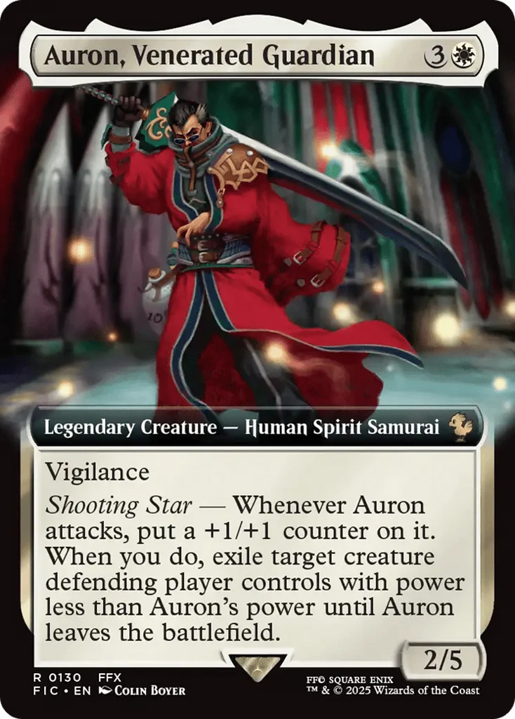 Auron, Venerated Guardian · Final Fantasy Commander