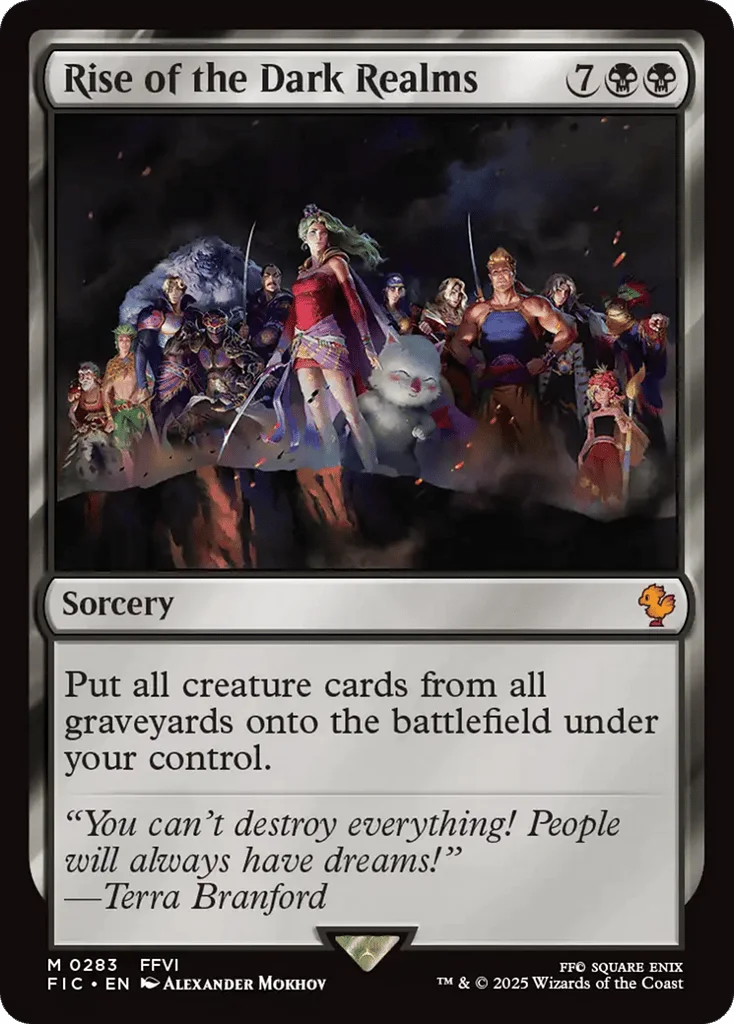 Rise of the Dark Realms · Final Fantasy Commander