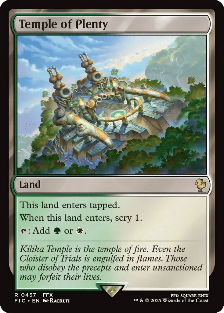 Temple of Plenty · Final Fantasy Commander