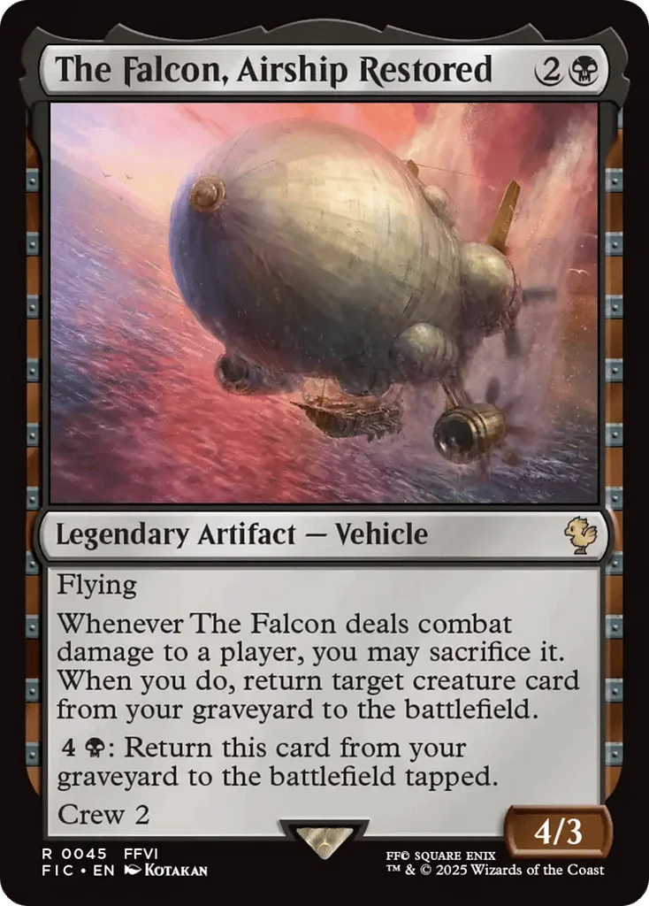 The Falcon, Airship Restored · Final Fantasy Commander