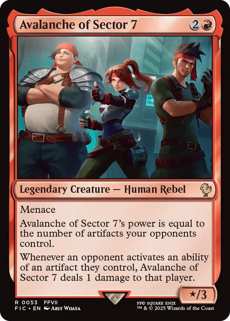 Avalanche of Sector 7 · Final Fantasy Commander