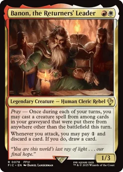 Banon, the Returners' Leader