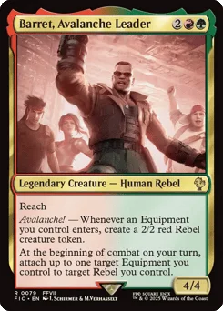 Barret, Avalanche Leader