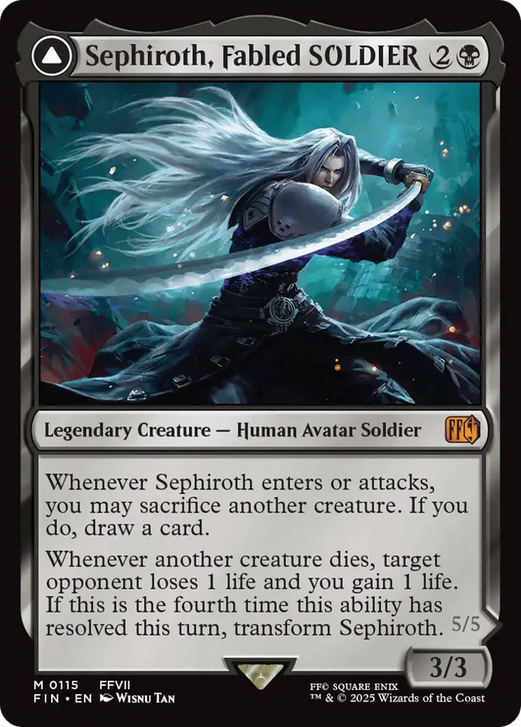 Sephiroth, Fabled SOLDIER // Sephiroth, One-Winged Angel · Final Fantasy