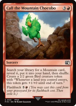 Call the Mountain Chocobo