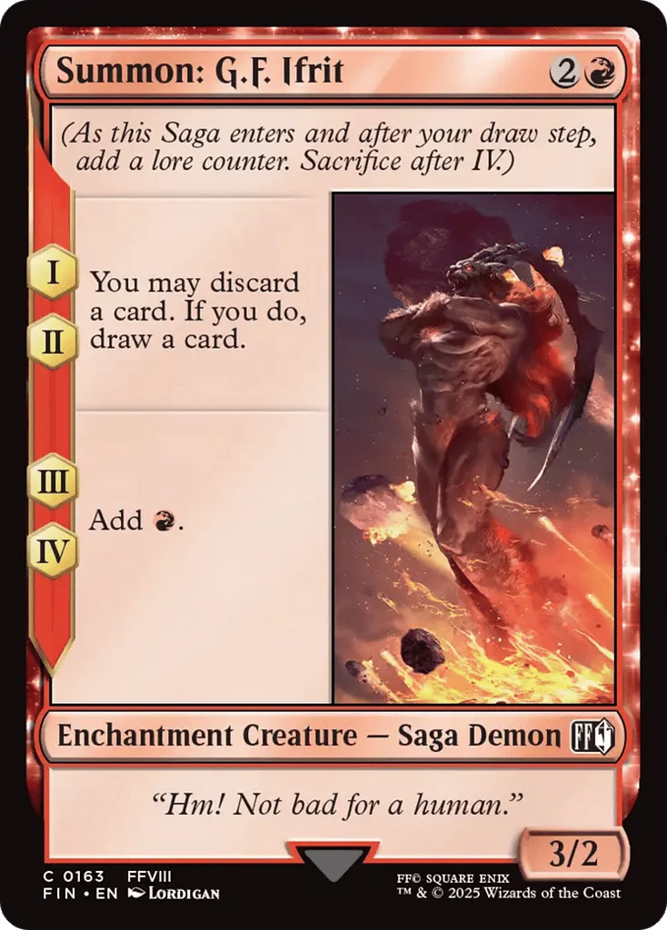 Summon: G.F. Ifrit · Final Fantasy