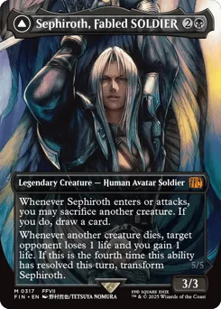 Sephiroth, Fabled SOLDIER // Sephiroth, One-Winged Angel