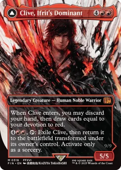 Clive, Ifrit's Dominant // Ifrit, Warden of Inferno