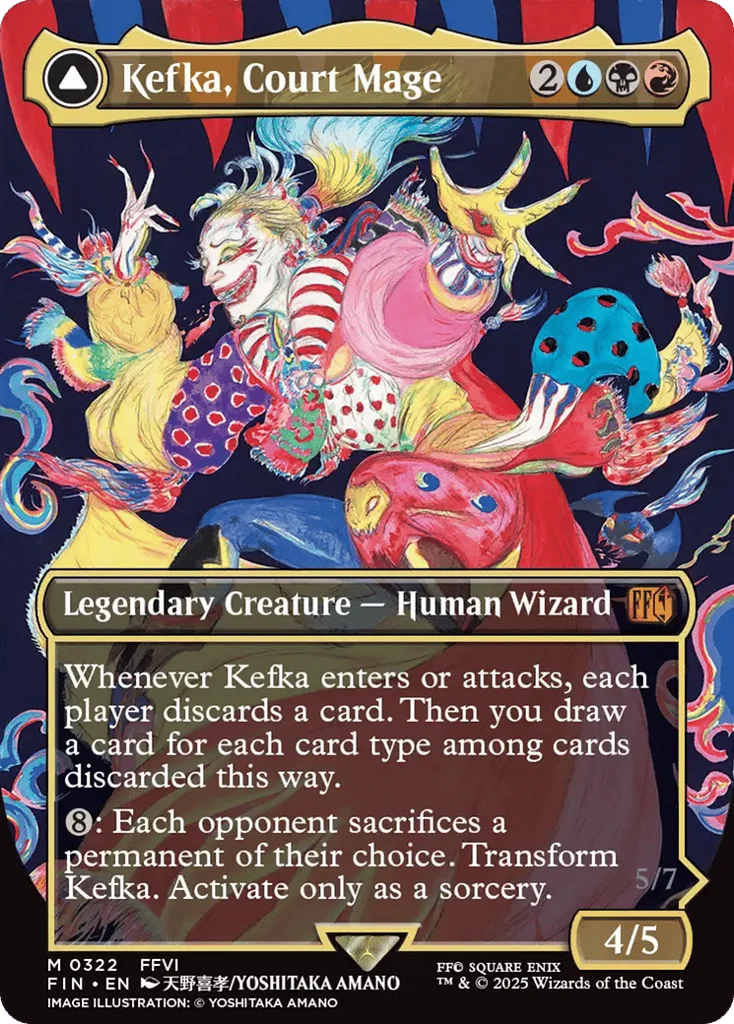 Kefka, Court Mage // Kefka, Ruler of Ruin · Final Fantasy