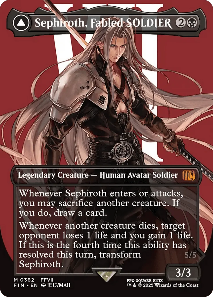 Sephiroth, Fabled SOLDIER // Sephiroth, One-Winged Angel · Final Fantasy