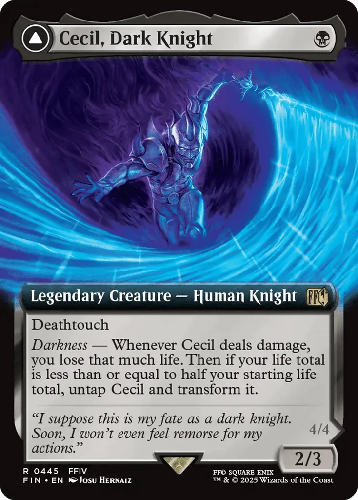 Cecil, Dark Knight // Cecil, Redeemed Paladin · Final Fantasy